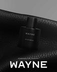 Wayne eau de perfume with text that says "embrace the knight"
