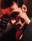 sexy fragrance in hand of a man